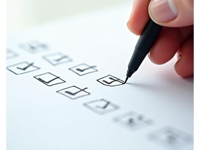 고객 체크리스트와 손, 고객의 의무 사항을 명확히 전달합니다.